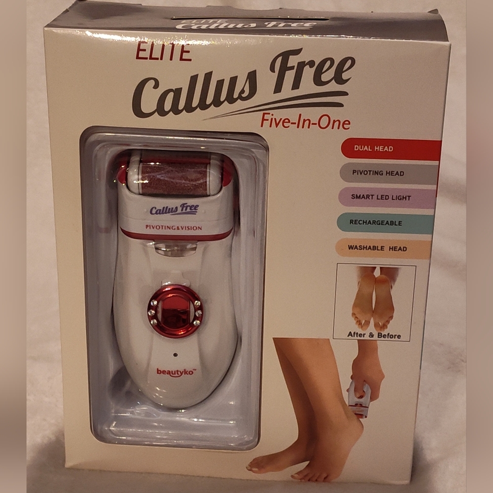 NWT! BeautyKo Elite Callus-Free 5-in-1